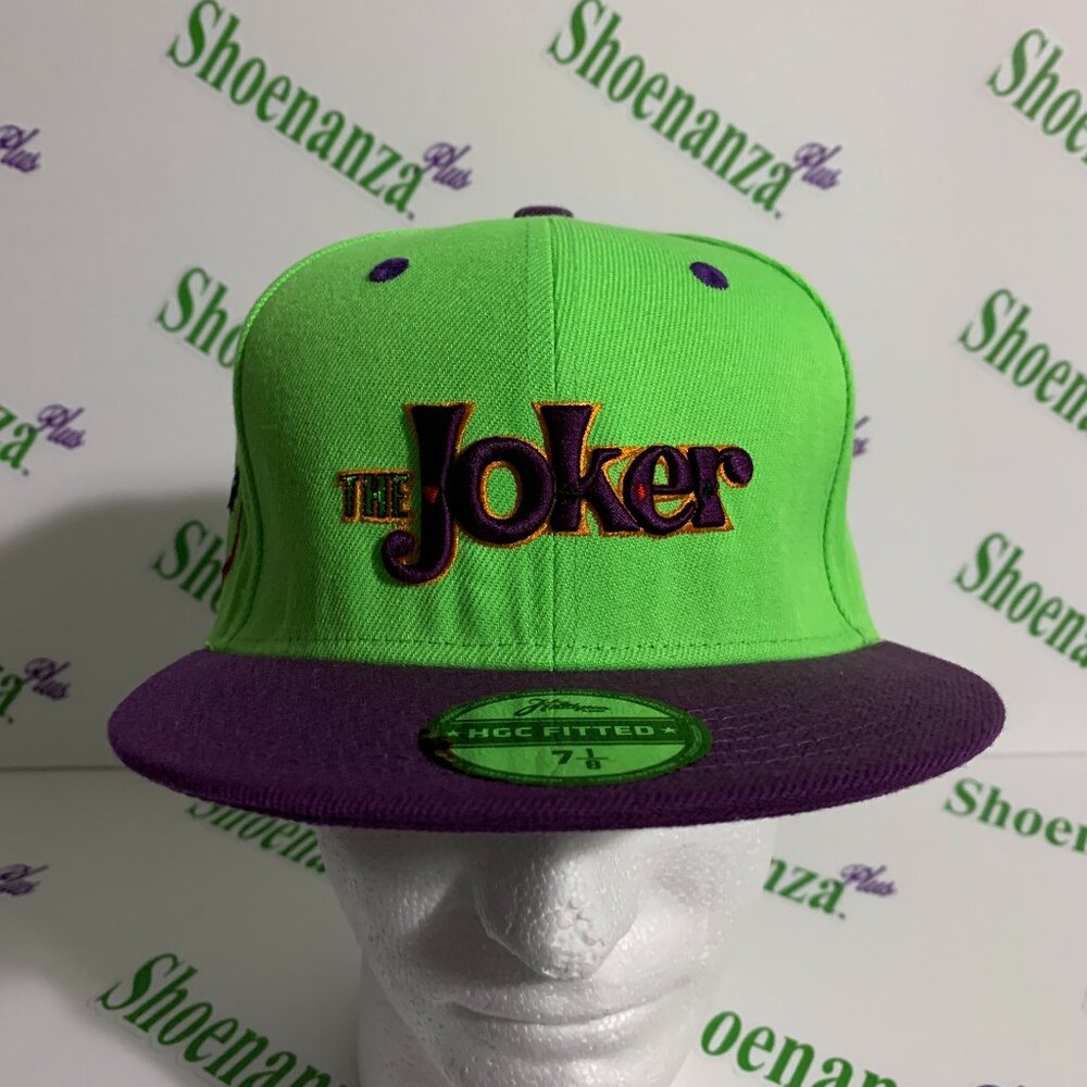 Headgear Classics Hat Fitted Joker Dark Knight Why So Serious? Batman Cap 7 1/8